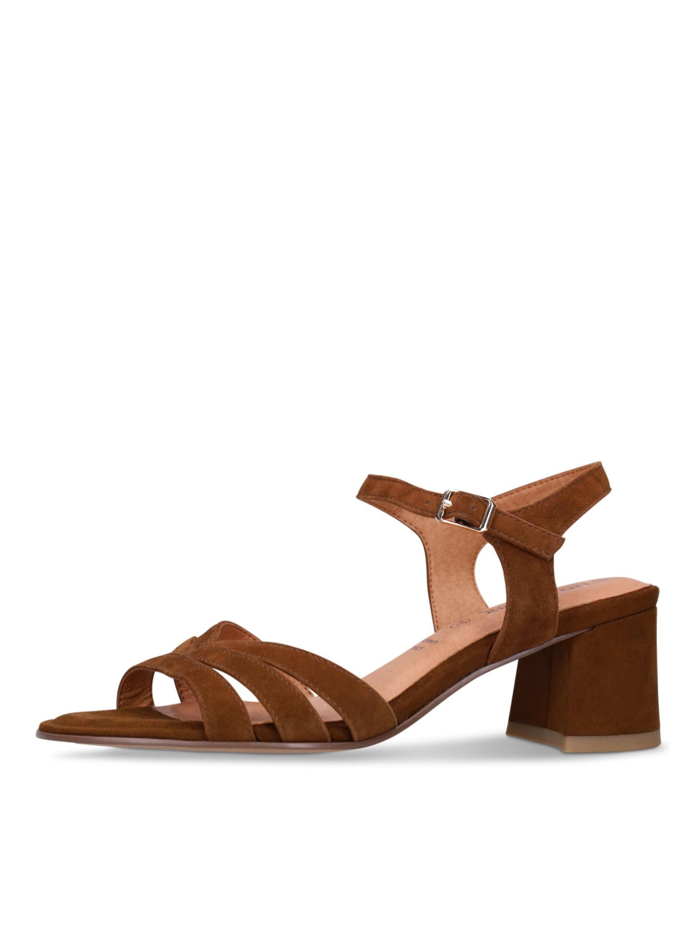 Sandales no stress en marron : devant