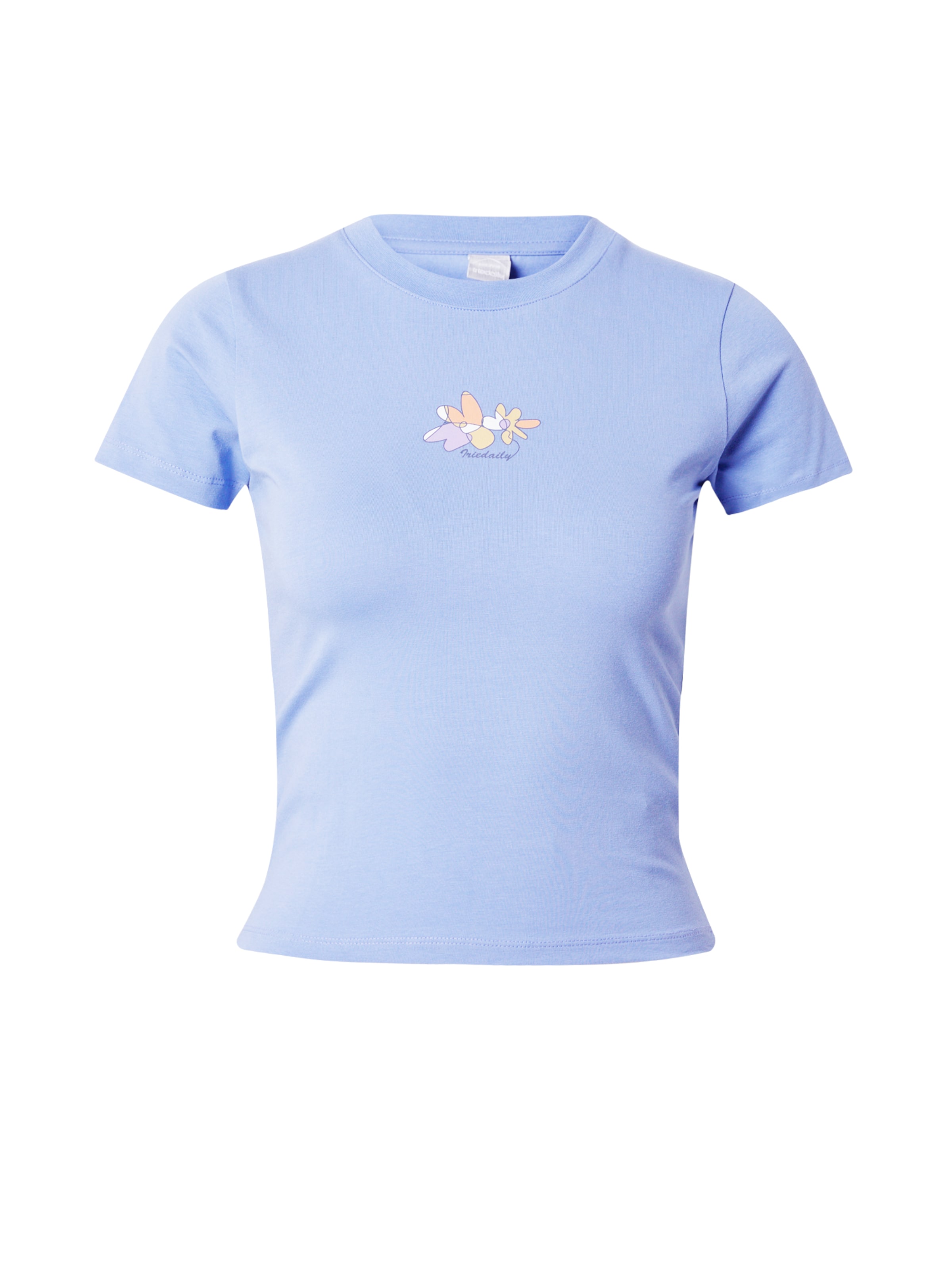 Iriedaily Tričko – modrá: přední strana