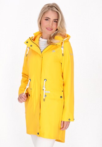 Cappotto funzionale di Schmuddelwedda in giallo: frontale