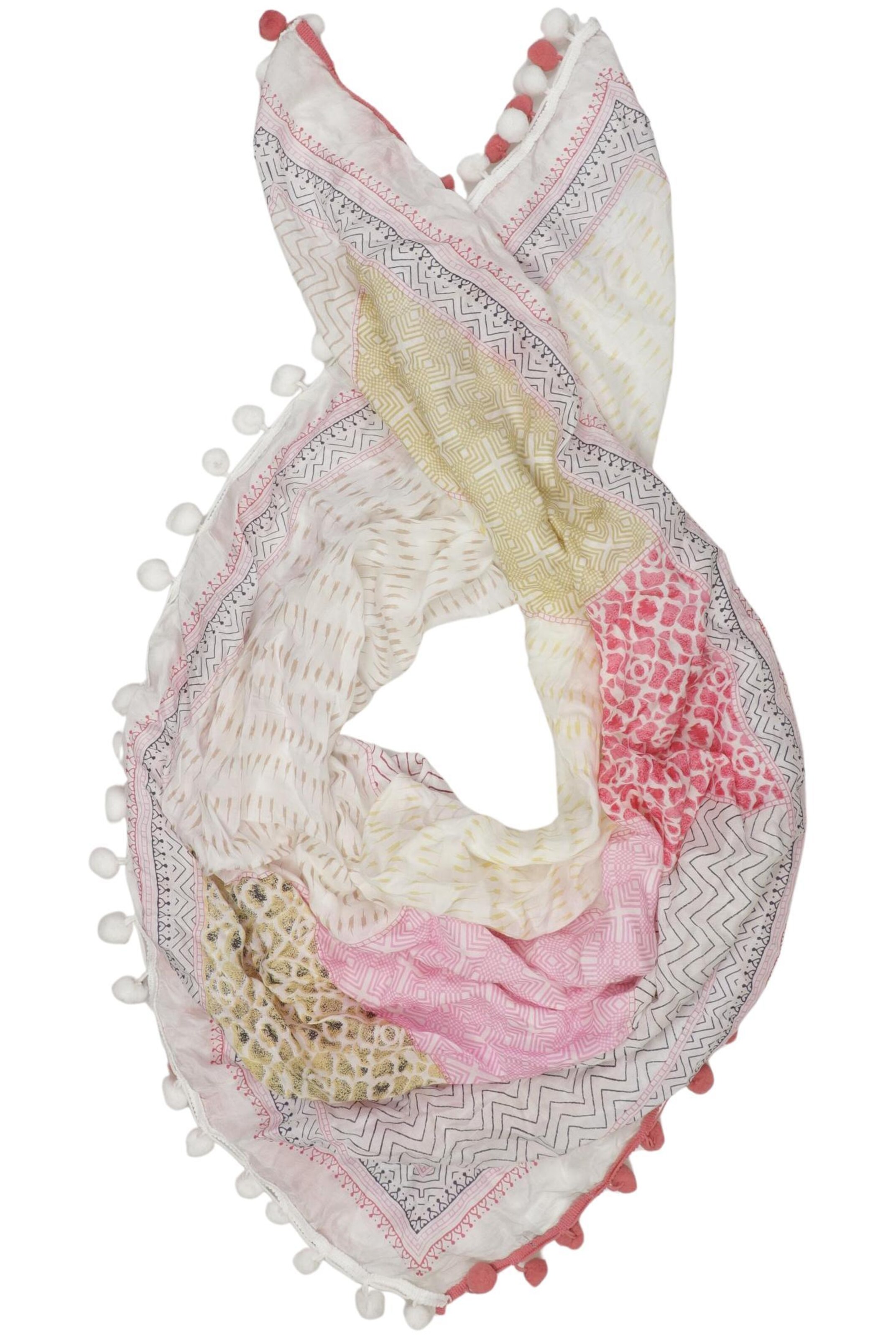 Zwillingsherz Scarf & Wrap in One size in Mixed colors: front