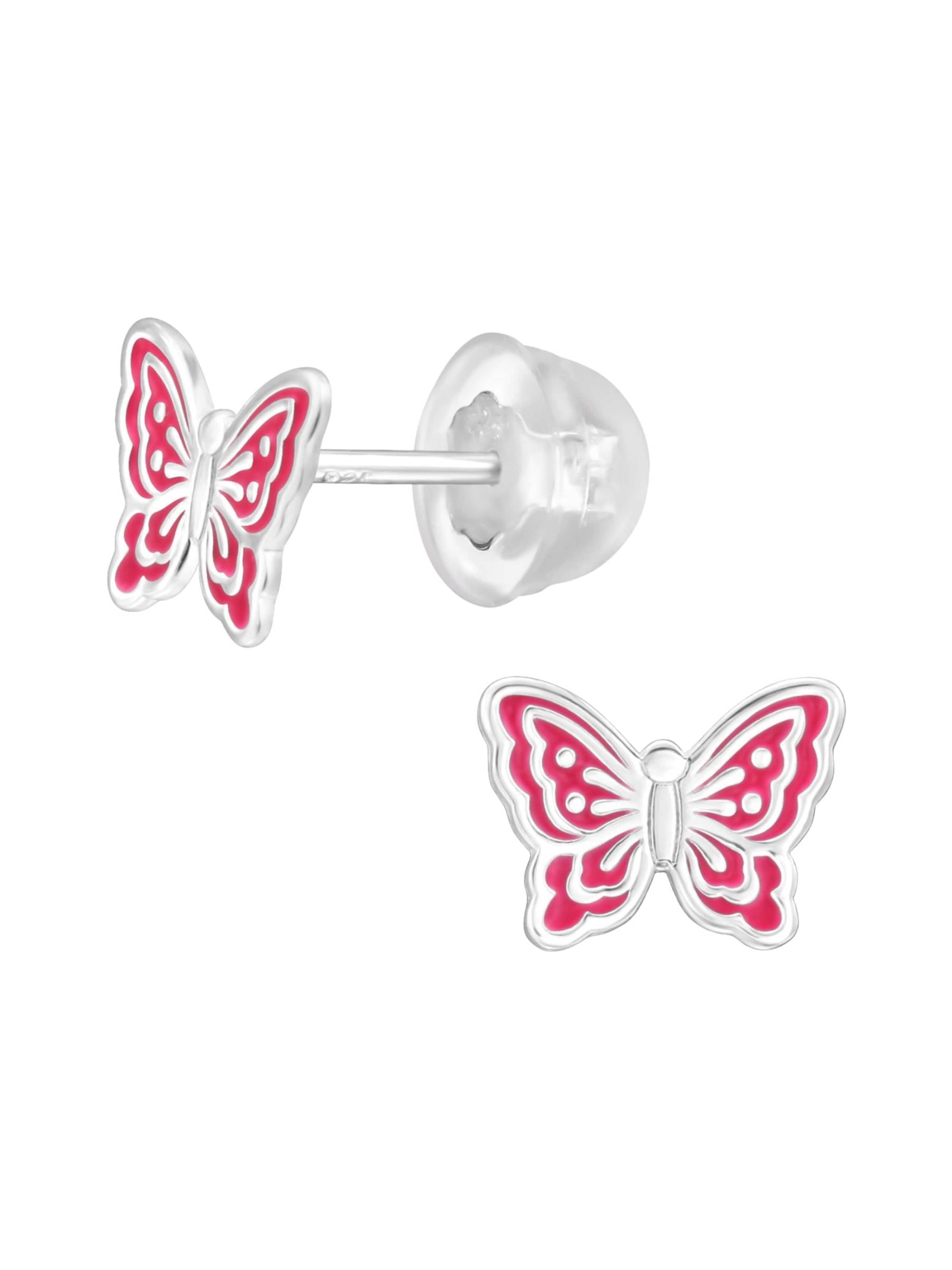 Maxte Earrings in Pink: front