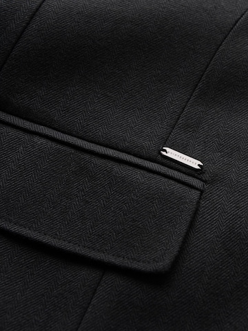 Coupe regular Veste de costume Ombre en noir