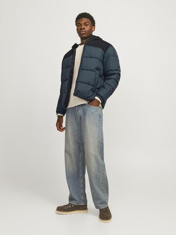 JACK & JONES Vinterjakke 'JJMoon' i blå