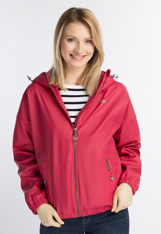Schmuddelwedda Funktionsjacke in Rot: Vorderseite
