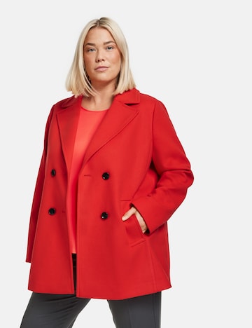 SAMOON Prehodna jakna | rdeča barva: sprednja stran