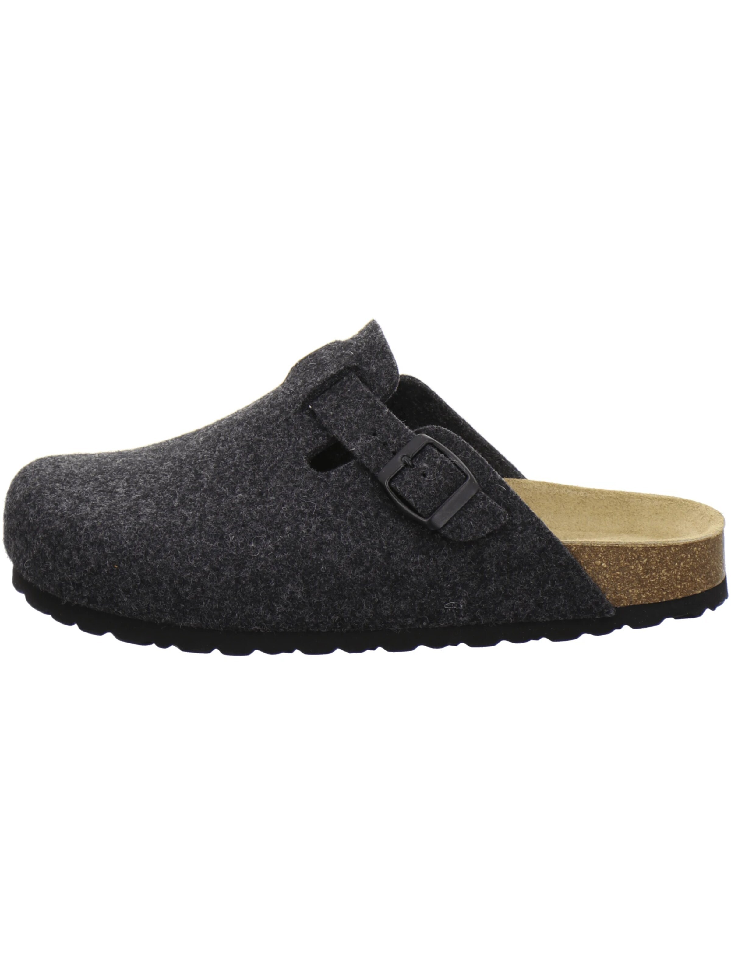 AFS-Schuhe - Zapatillas de casa 'Hausschuhe Herren Filz anthrazit' en gris