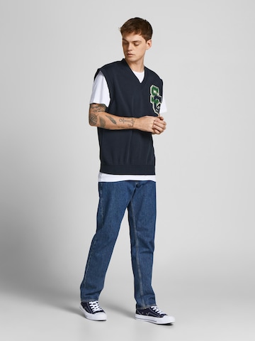 JACK & JONES Ujjatlan pulóverek - kék