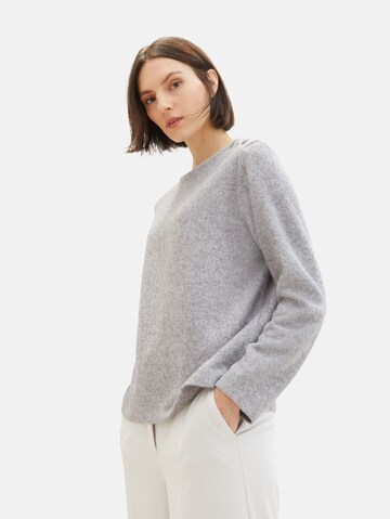 TOM TAILOR Sweater in Grey