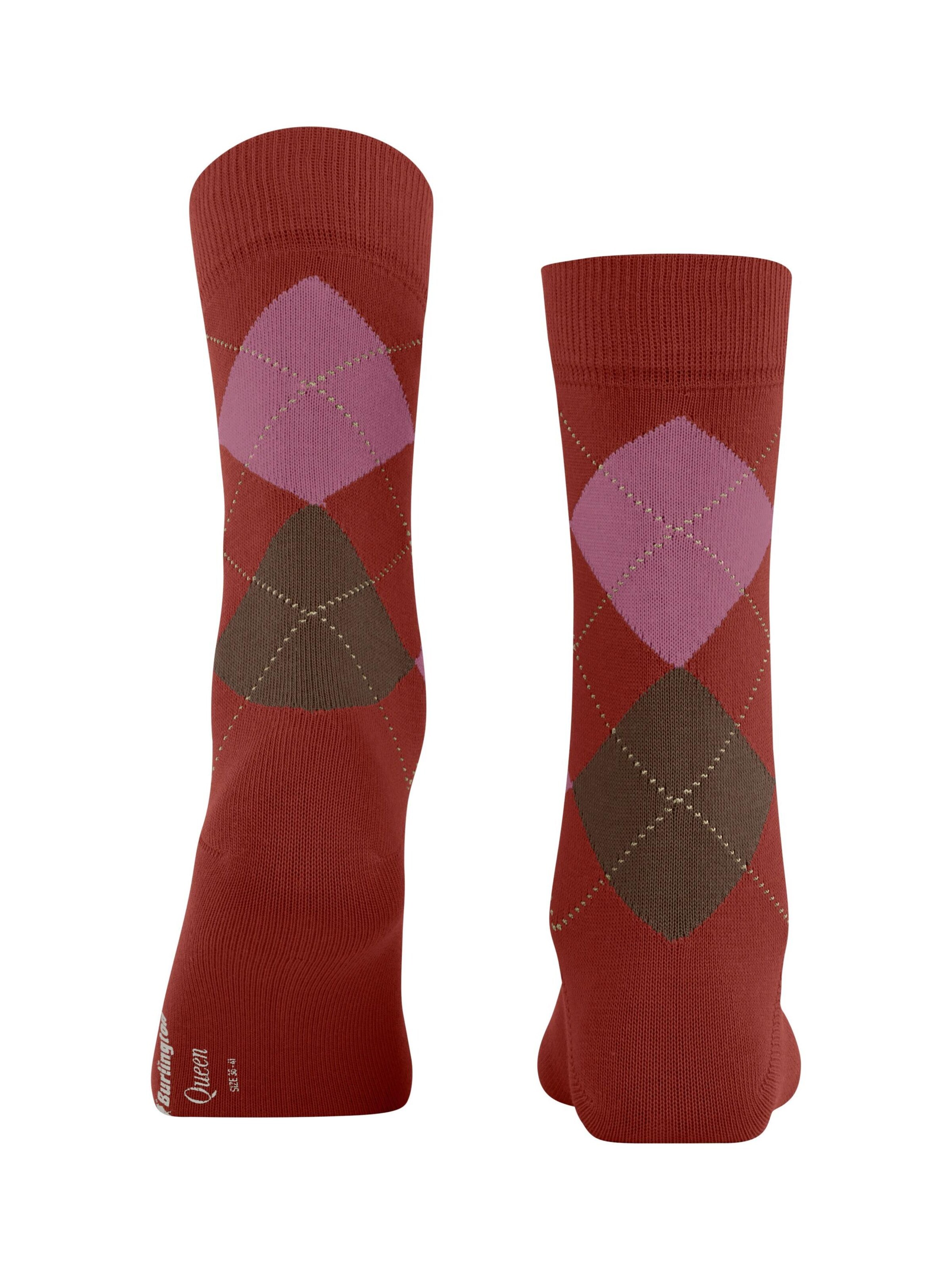 BURLINGTON Socks 'Queen' in Red