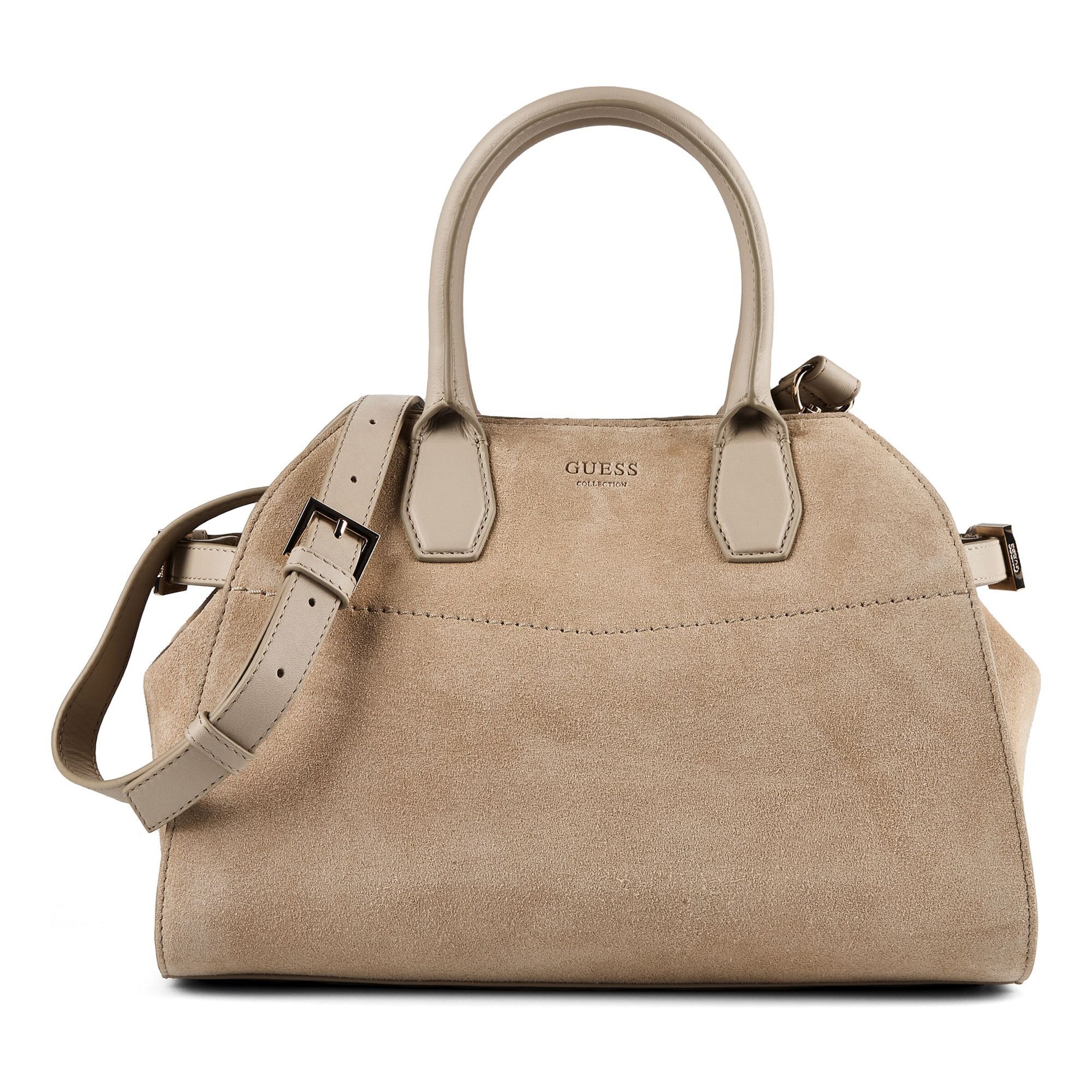 Borsa a mano 'Liza' di GUESS in beige: frontale