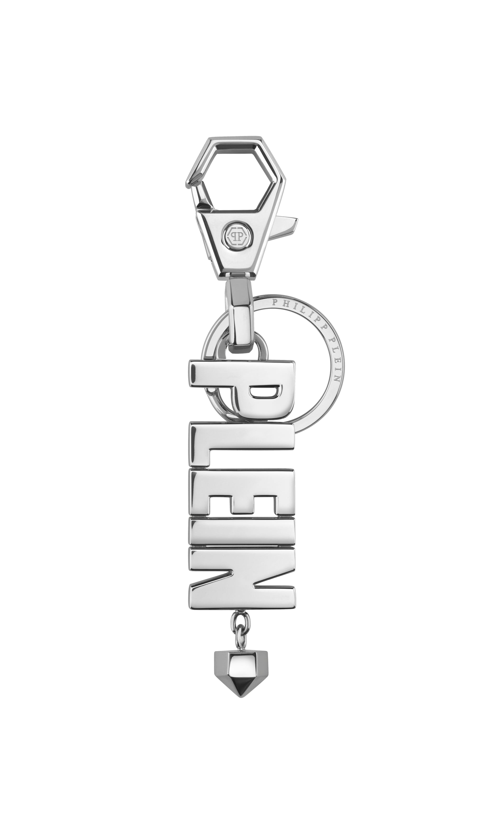 Philipp Plein Jewellery Key ring in Silver: front