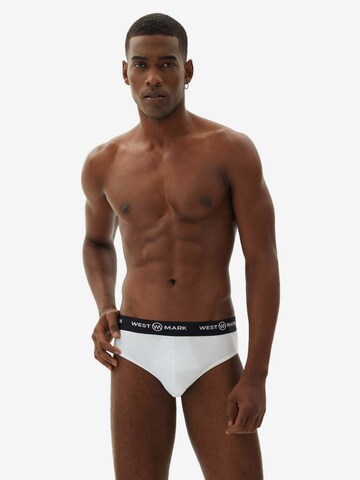 Slip 'Brief' di WESTMARK LONDON in bianco: frontale