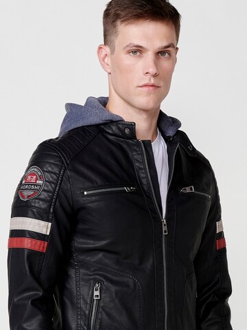 Veste mi-saison KOROSHI en noir
