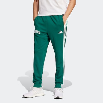 ADIDAS SPORTSWEAR Zúžený Sportovní kalhoty – zelená: přední strana