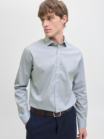 Coupe regular Chemise JACK & JONES en bleu : devant