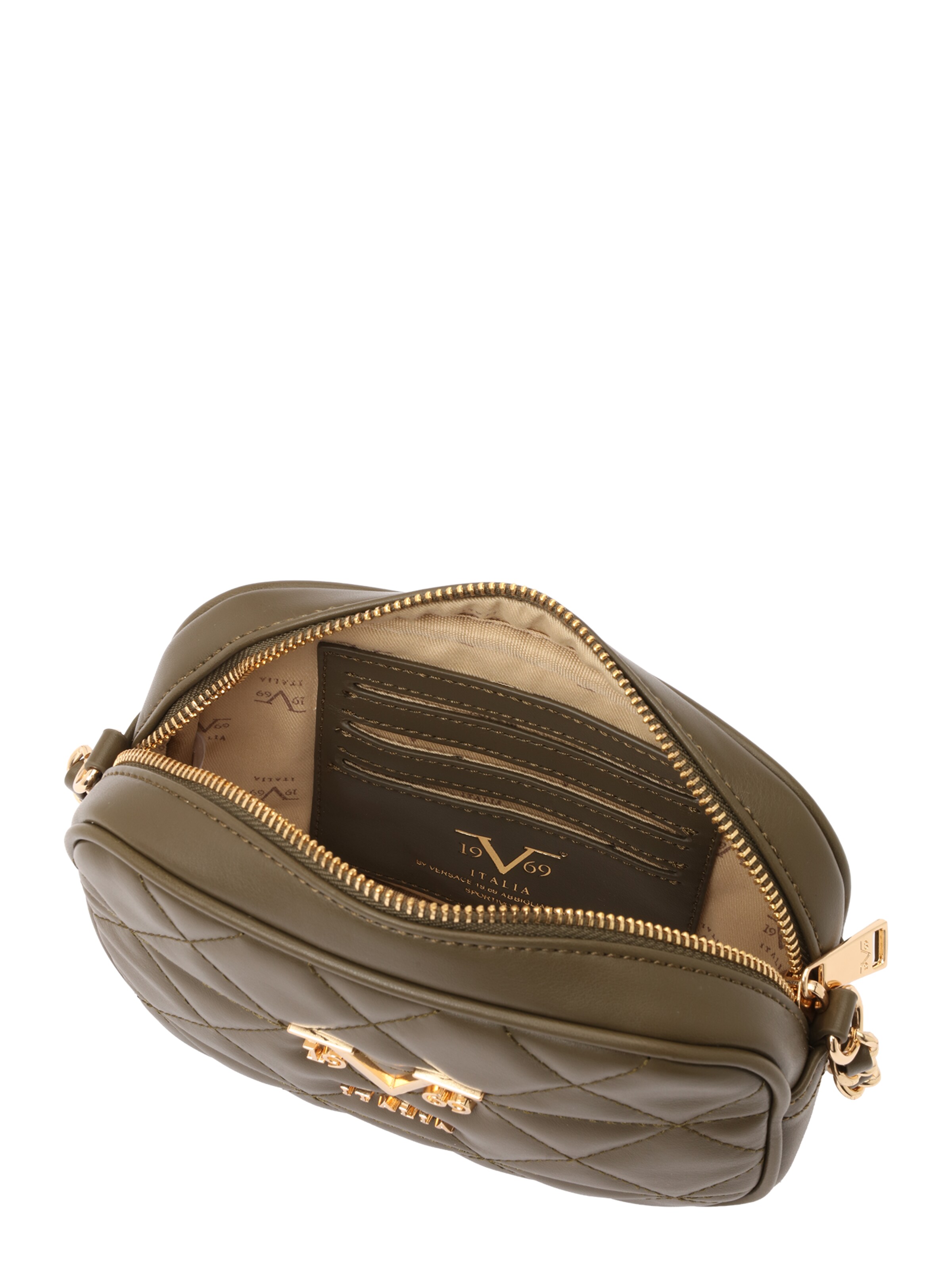 19V69 ITALIA Schoudertas 'Vivi Gold' in Groen: bovenkant