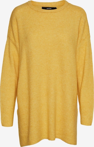 VERO MODA Пуловер 'PLAZA' в жълто: отпред