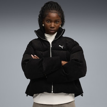 PUMA Winterjas 'Essentials' in Zwart: voorkant