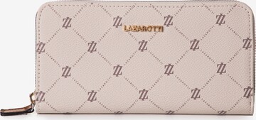 Lazarotti Wallet 'Palermo' in Beige: front