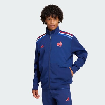 ADIDAS PERFORMANCE Trainingsjacke 'France' in Blau: Vorderseite