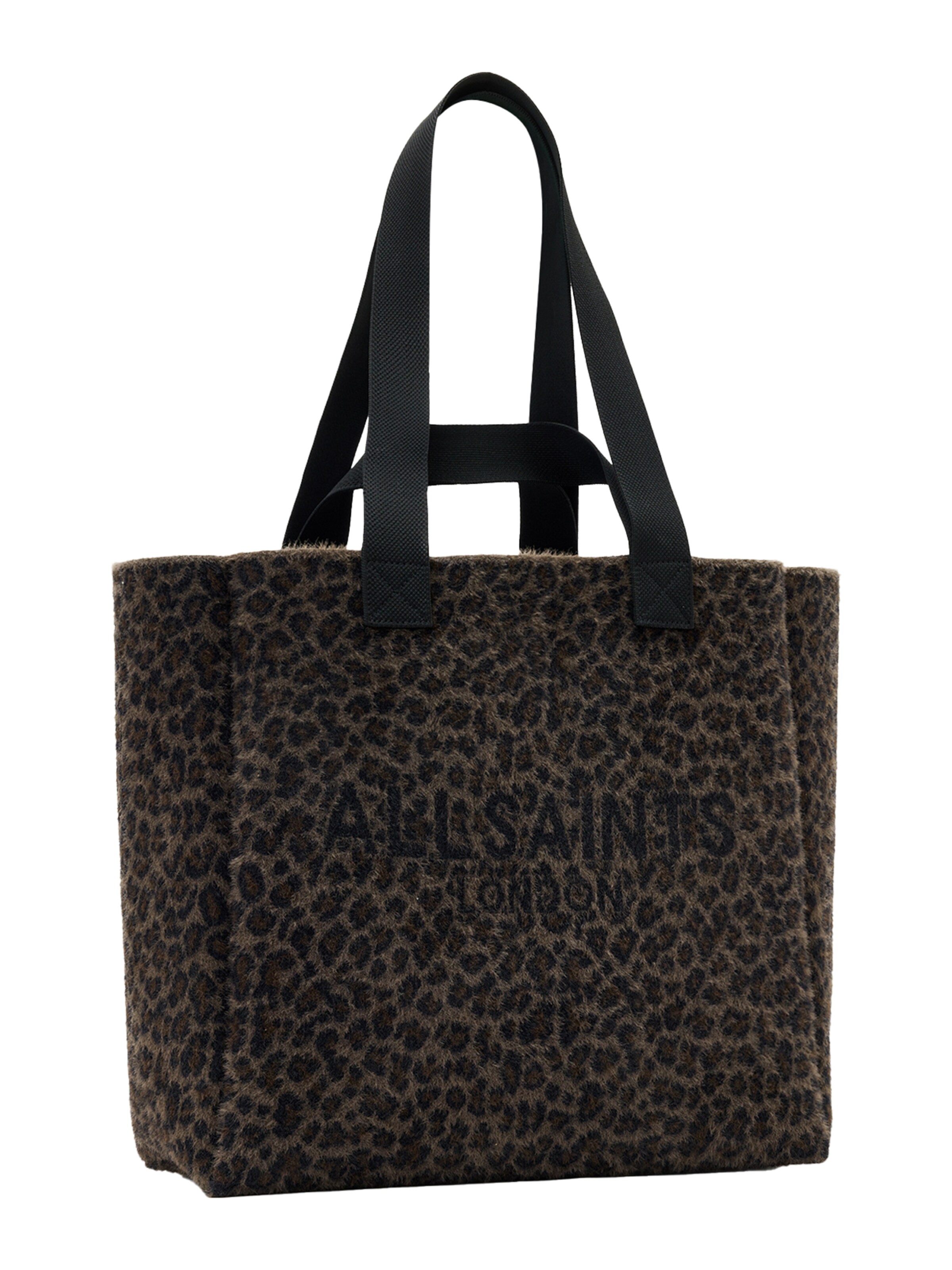 AllSaints Μεγάλη τσάντα 'IZZY FZZY LEPPO' σε καφέ