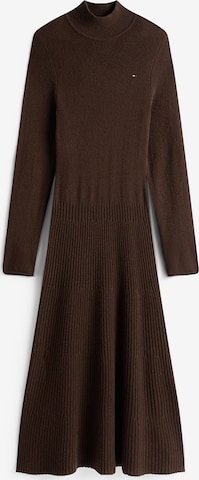 TOMMY HILFIGER Трикотажное платье в Коричневый: спереди