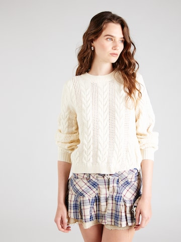 Pull-over 'ONLRubina' ONLY en beige : devant