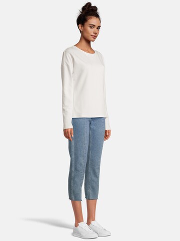 salzhaut Sweatshirt 'Wiede - Koll' in Wit