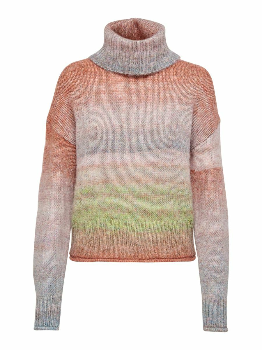 Plus size Odzież ONLY Sweter w kolorze Różowym 