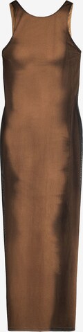 Bershka Dress in Brown: front