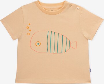 KNOT Shirt 'Harlequin Tuskfish' in Orange: front