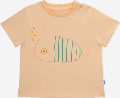 KNOT T-Shirt 'Harlequin Tuskfish' in jade / apricot, Produktansicht