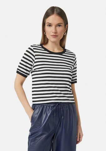 T-shirt comma casual identity en noir : devant