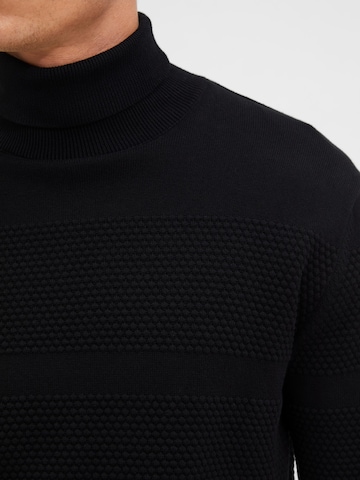 SELECTED HOMME Pullover 'Maine' in Schwarz