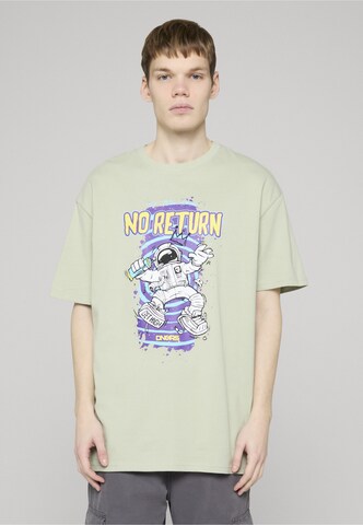 Dangerous DNGRS Shirt 'No Return' in Green: front