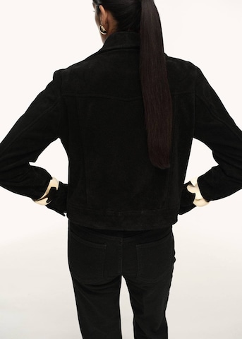 MANGO Between-Season Jacket in Black