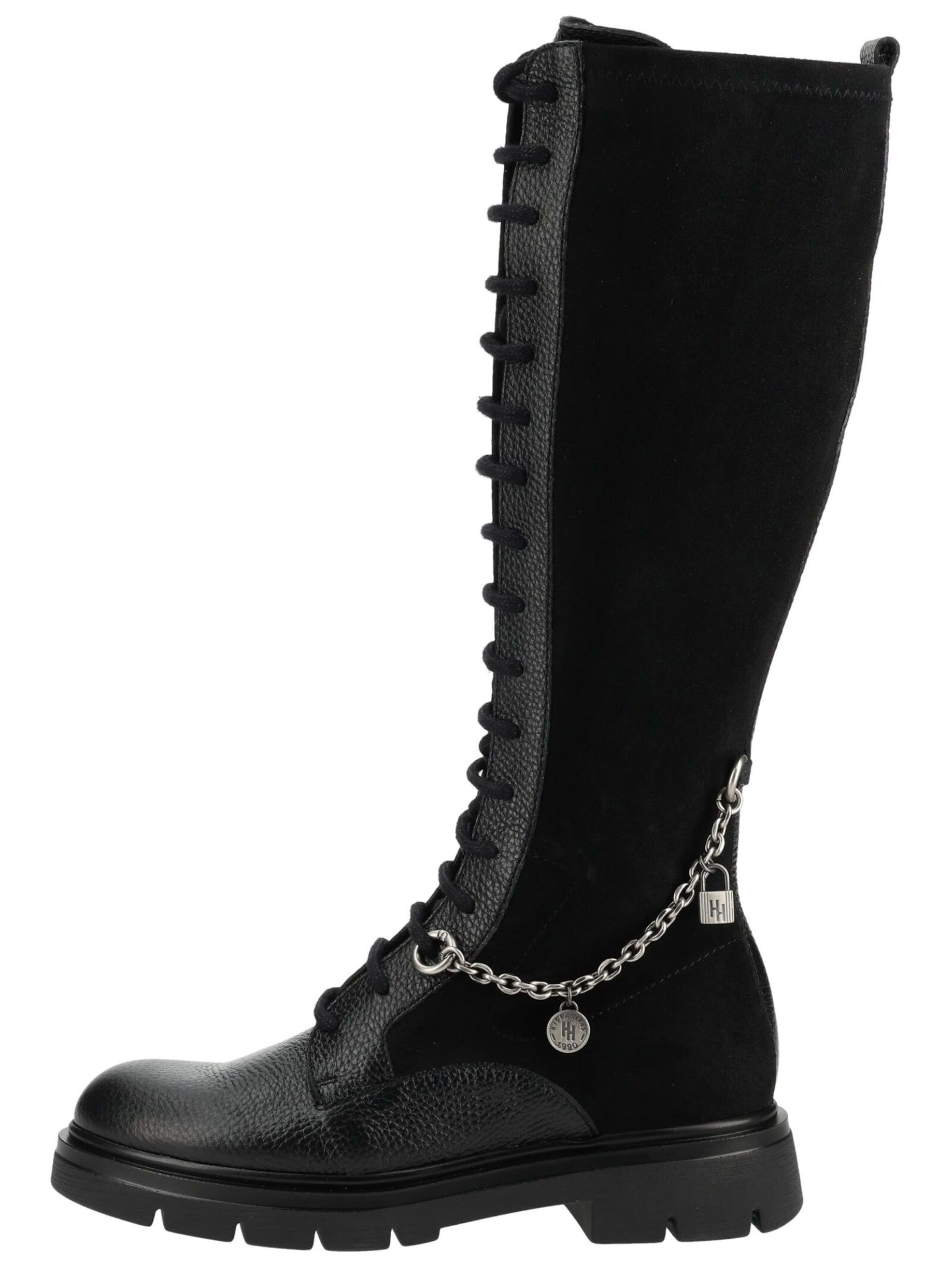 Hispanitas Lace-Up Boots in Black