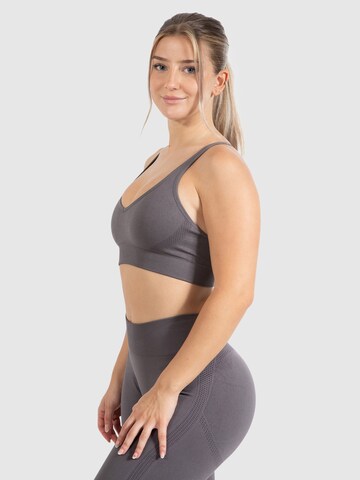Smilodox Bustier Sport-BH ' Cetrina ' in Grau