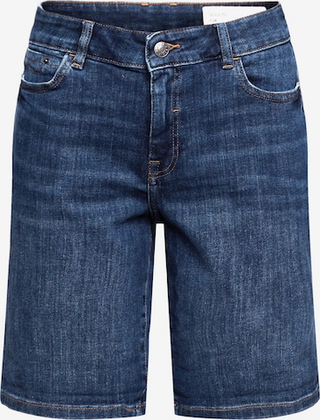 ESPRIT Slimfit Jeans in Blauw: voorkant