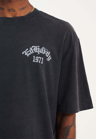 Ed Hardy T-shirt 'Schlange und Schädel' in Grau