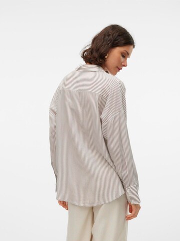 VERO MODA Bluse 'VMBUMPY' i beige