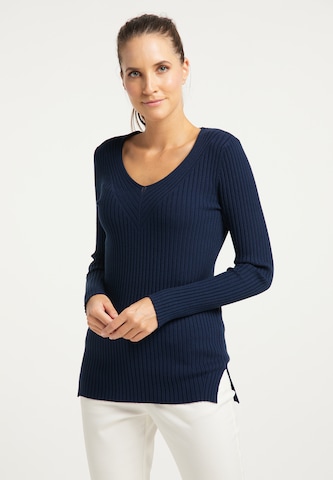 DreiMaster Klassik Pullover in Blau: predná strana