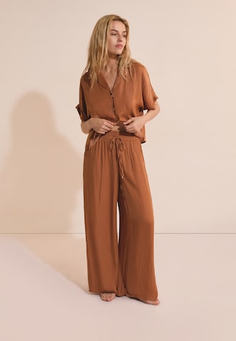 ETAM Pyjamabroek 'Cheeta' in Bruin