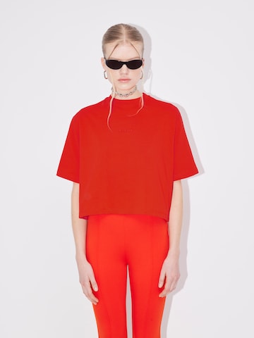 LeGer by Lena Gercke Тениска 'Ellen' в червено: отпред