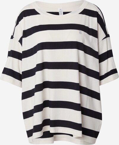 10Days Camisa oversized em preto / branco, Vista do produto
