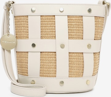 Borsa a sacco ' TAS Kirsti ' di Tamaris in beige: frontale