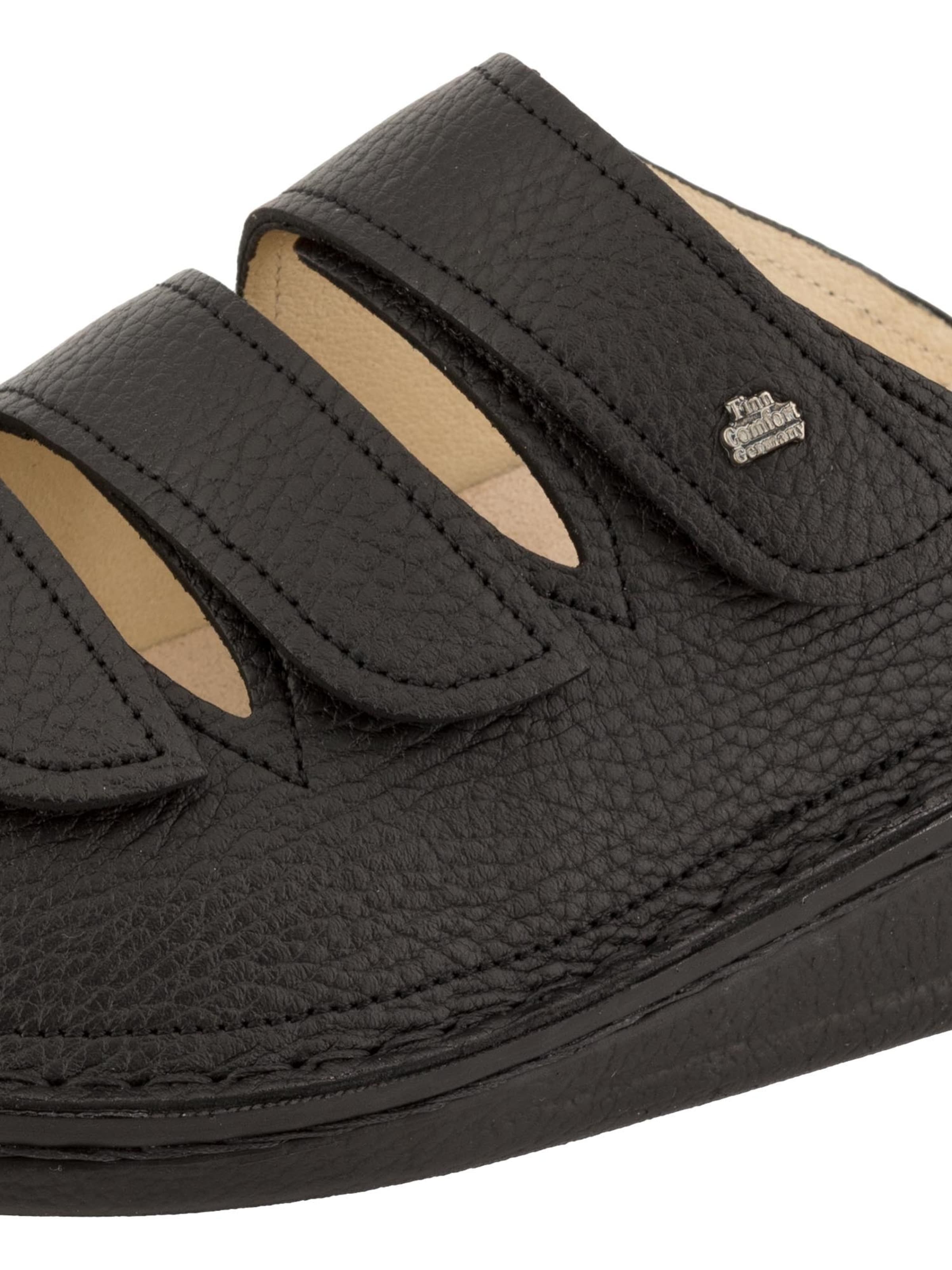 Finn Comfort Muiltjes 'Korfu' in Zwart