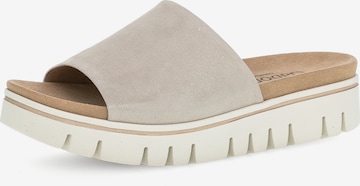 Mule GABOR en beige : devant