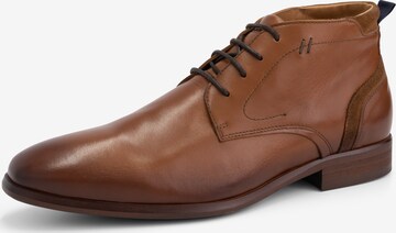 DenBroeck Lace-Up Shoes 'Bridge St.' in Brown: front