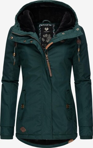 Ragwear Winter Jacket 'Monade' in Green